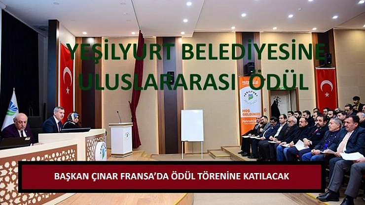 Yeşilyurt'a uluslararası ödül