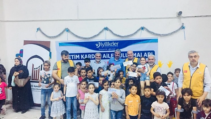 Yetimler sevindirildi