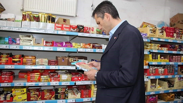 Zabıta ekipleri marketleri denetledi