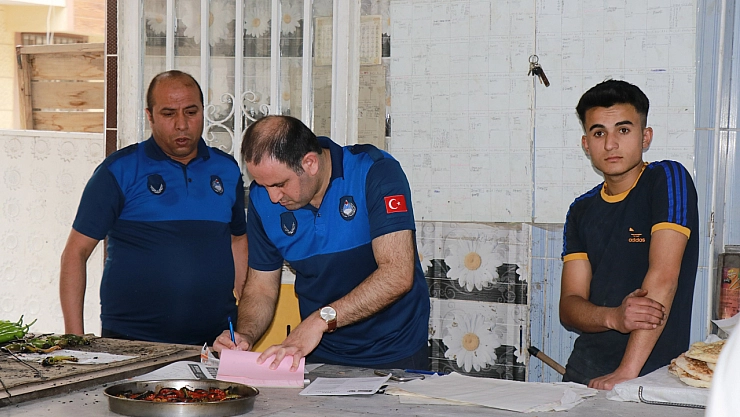 Zabıtadan pide fırınlarına baca denetimi