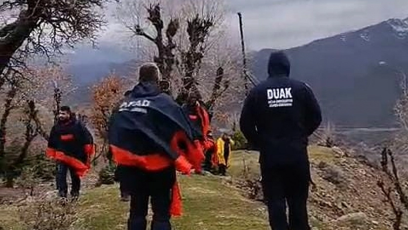 214 personel kayıp şahsı bulmak için sefer oldu