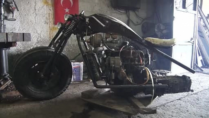 22 yaşında kendi motosikletini yaptı: Şimdi test sürüşünü bekliyor