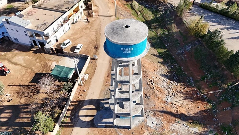 37 yıllık su deposu yıkıldı yerine modern depo inşa edildi