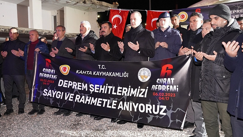 6 Şubat depremlerinin yıl dönümünde anma programı