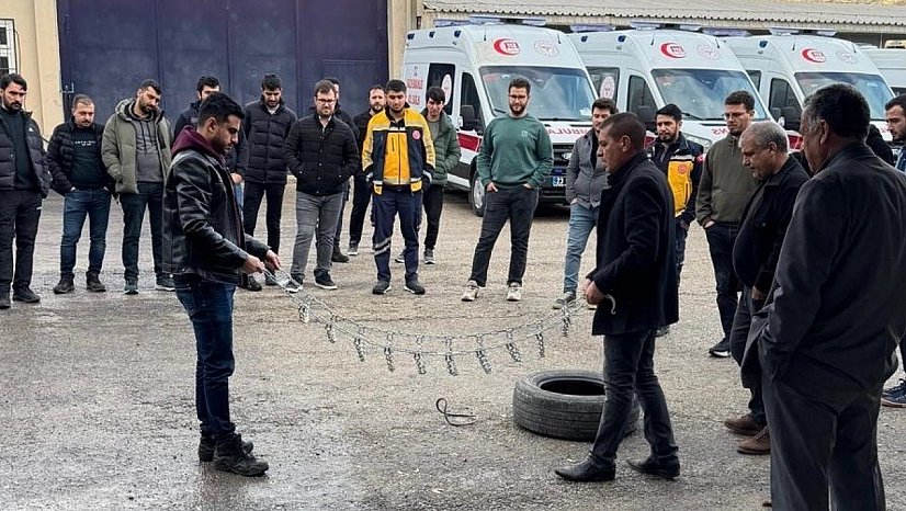 Ambulans şoförlerine eğitim verildi