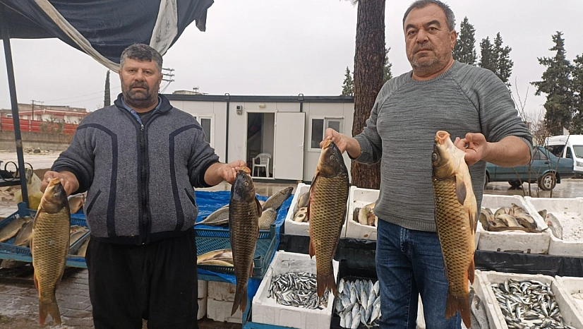 Araban'da soğuk hava balığa talebi artırdı