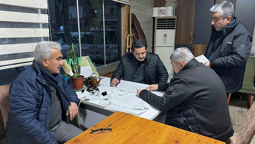 Bayram Taşkın çalışmaları yerinde denetliyor