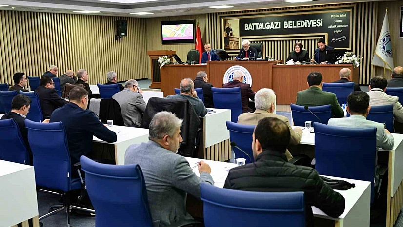Battalgazi Belediyesi Meclisinde 9 gündem maddesi kabul edildi