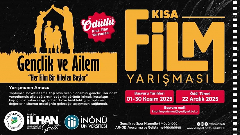 Malatya'da 'Gençlik ve Ailem' temalı ödüllü kısa film yarışması