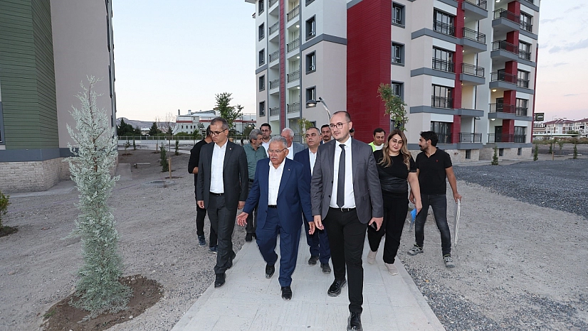Büyükkılıç'tan ödüllü kentsel dönüşüm projesi Oruçreis'e yakın takip