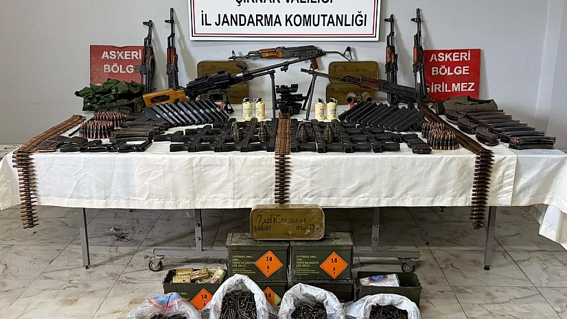 Cephanelik ele geçirildi: 6 tutuklama