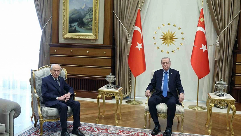 Erdoğan, Bahçeli ile görüştü