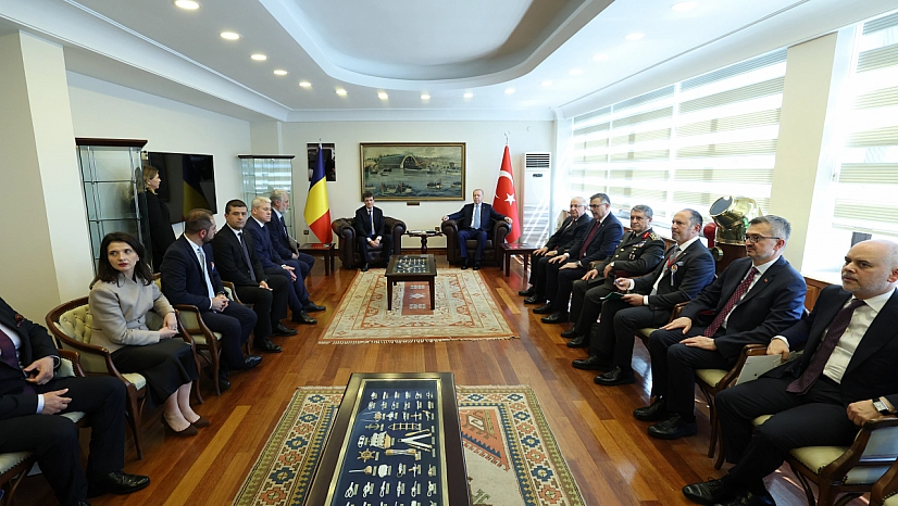 Cumhurbaşkanı Erdoğan, Romanya Cumhurbaşkanı Dan ile görüştü