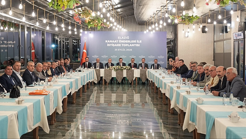 Cumhurbaşkanı Yardımcısı Yılmaz, Elazığ'da