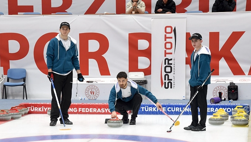 Curlingde 1. Lig müsabakaları sona erdi