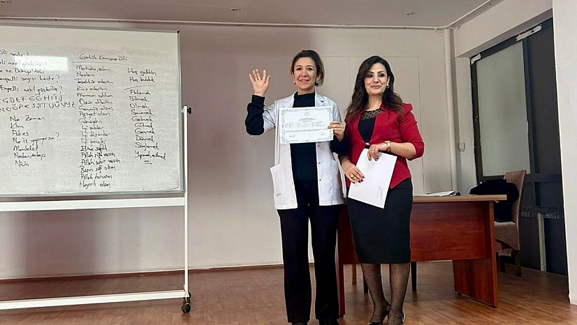 Dağkapı Devlet Hastanesinde işaret dili eğitimi