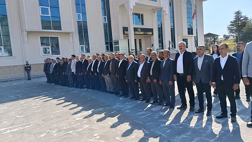 Darende'de Muhtarlar Günü Törenle Kutlandı
