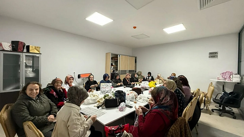 Dikiş-nakış kursları kışın en sıcak adresi oldu…