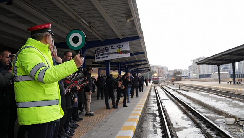 Doğu Ekspresi Erzurum'da mola verdi