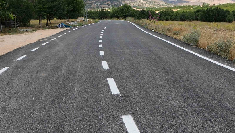 4 köyün BSK kaplamalı yolu tamamlandı
