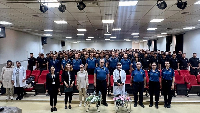Emniyet personeline sağlık okuryazarlığı eğitimi verildi