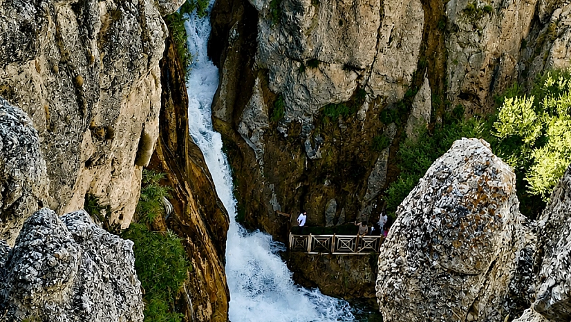Malatya'nın gizli cenneti 'Yukarı Şuğul' vadisi ilk kez görüntülendi