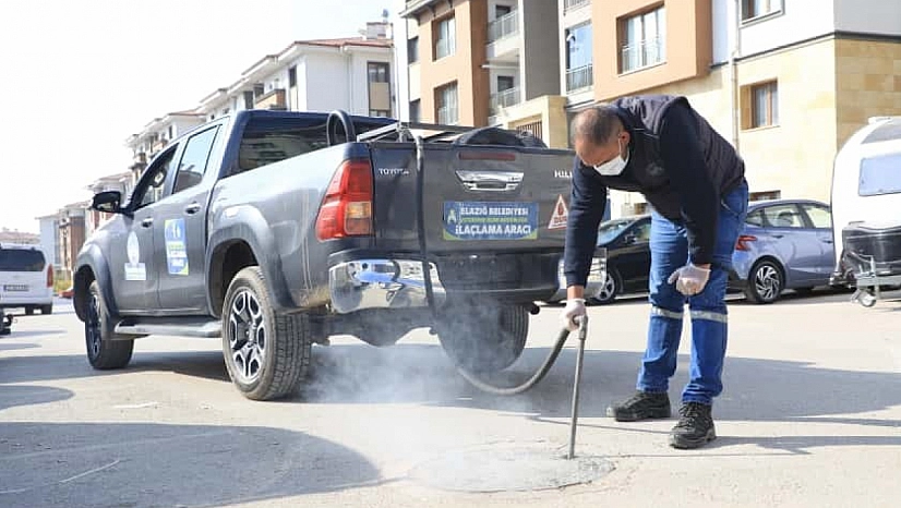 İlaçlama çalışmaları devam ediyor