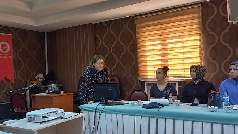 İş yerinde sağlıklı yaşam eğitimi verildi