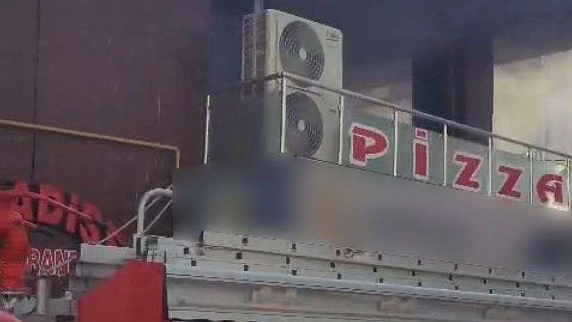 İş yerinde yangın çıktı