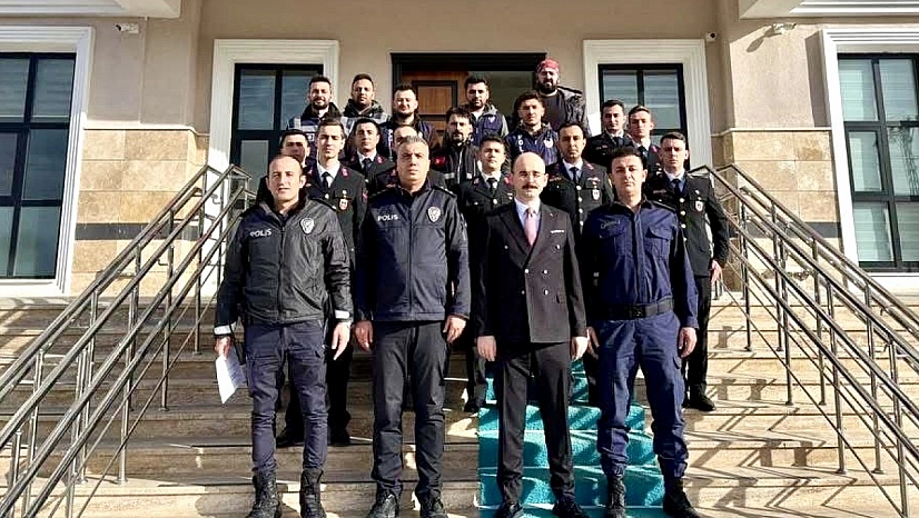 Kaymakam Sungur'dan Jandarma ve Polise Teşekkür