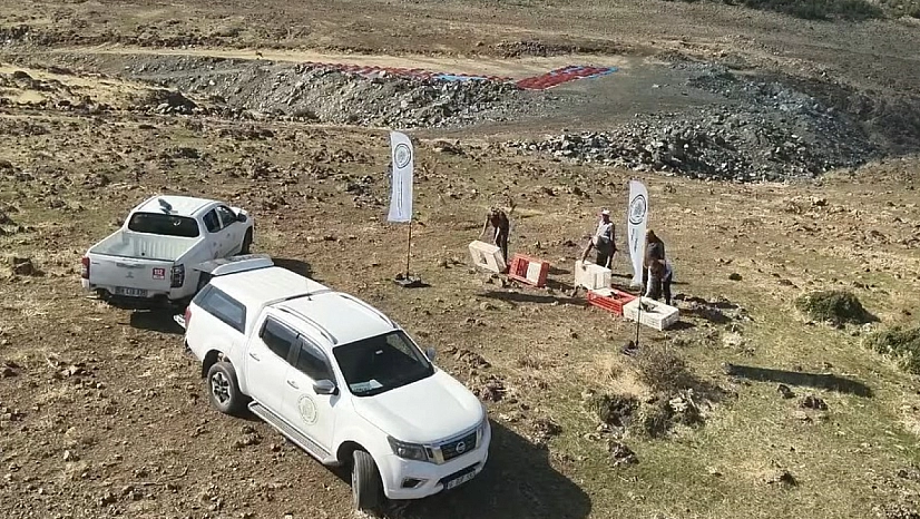 Kınalı keklikler doğaya salındı