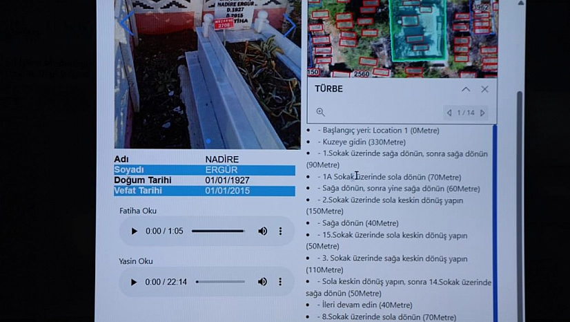 Komşuda mezarlıklar da dijitalleşti: Artık kabristana gitmeye gerek yok!
