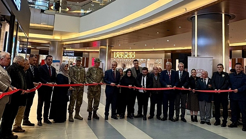 Şehit ailelerinin eserleri Malatya'da sergilendi