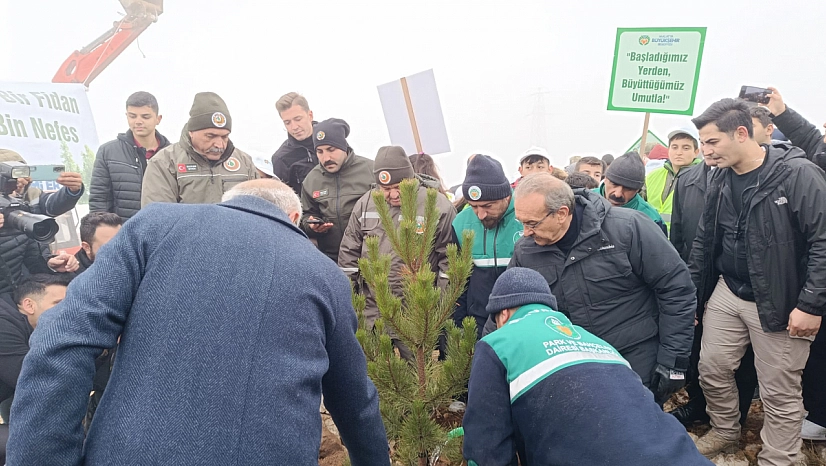 Malatya'da 10 bin 444 fidan toprakla buluştu