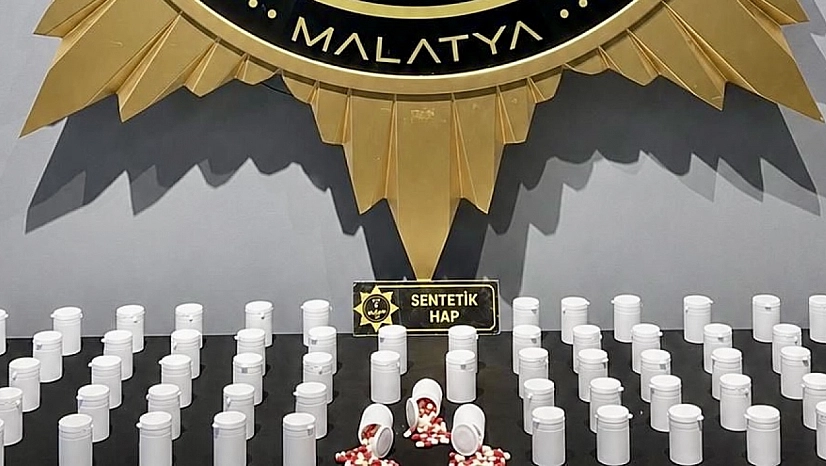 Malatya'da 3 bin tane ele geçirildi! 2 şüpheli yakalndı