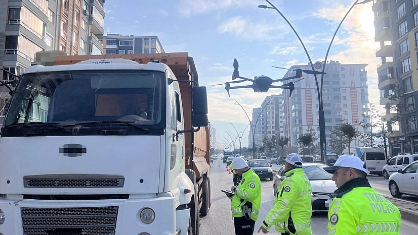 Malatya'da dron destekli denetim