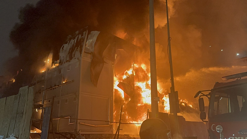 Malatya'da büyük yangın! İşçiler canını zor kurtardı!