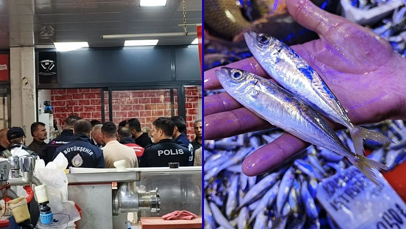 Malatya'da ilginç tartışma: Bir santimlik hamsi pazarı karıştırdı...