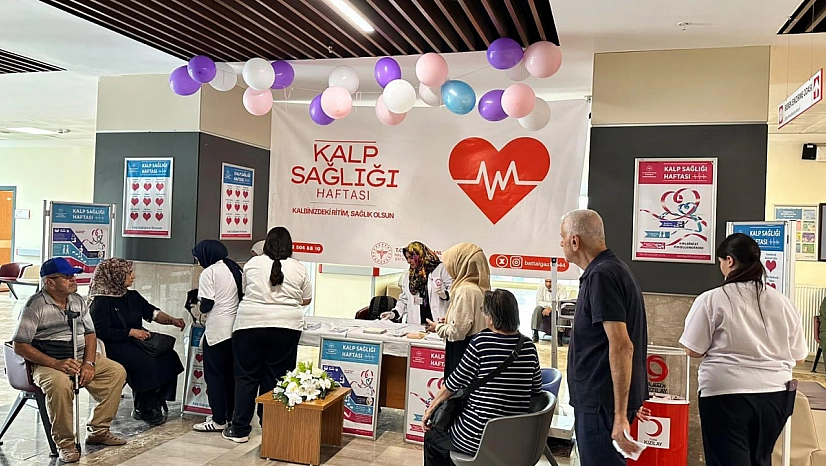 Malatya'da kalp sağlığı için hastanede özel stant açıldı