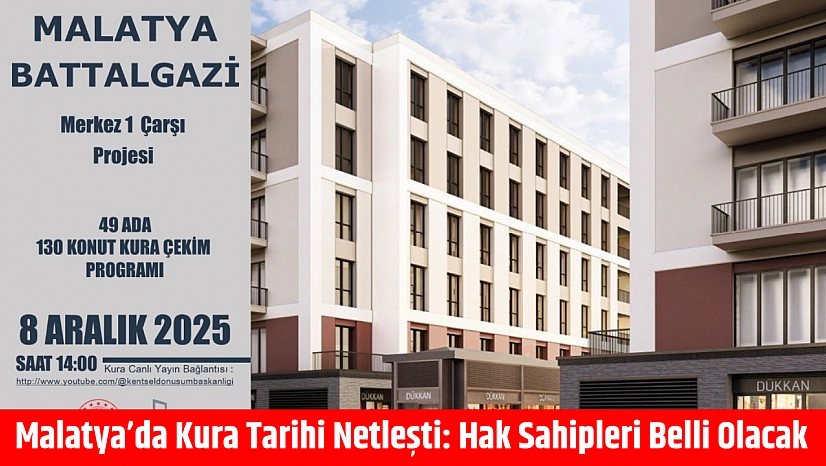 Malatya'da Kura Tarihi Netleşti: Hak Sahipleri Belli Olacak