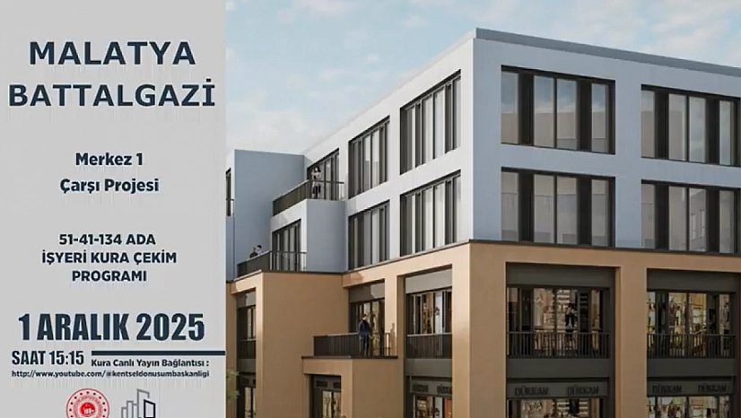 Malatya'da Merkez 1 Çarşı Projesi'nin Hak Sahipleri Belli Oldu