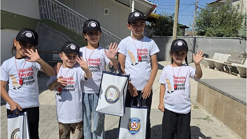 Malatya'da miniklere trafik bilinci aşılandı