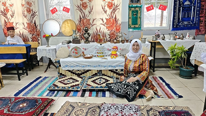 Malatya'da öğrencilerden yöresel eşya ve kültür sergisi