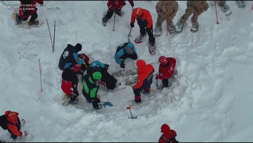 Malatya'da olası afetlere hazırlık: Çığ tatbikatı gerçeği aratmadı