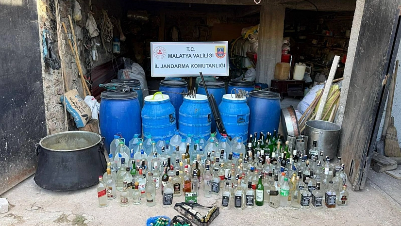 Malatya'da Operasyon: Bin 230 Litre Ele Geçirildi