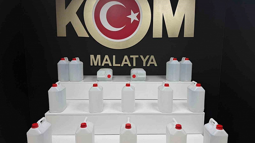 Malatya'da sahte alkol alarmı! 1 kişi yakalandı