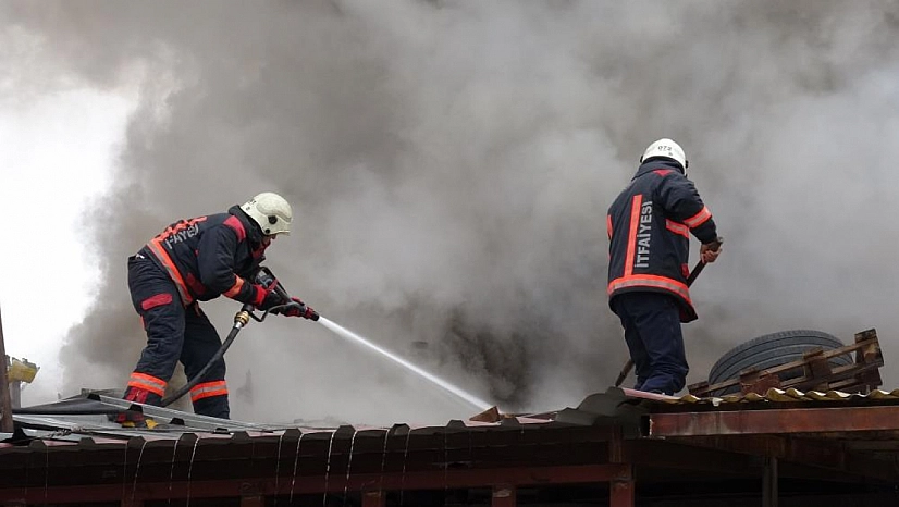 Malatya'da sanayi sitesinde alevler yükseldi