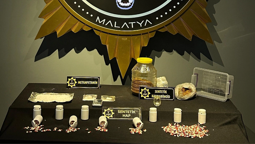 Malatya'da uyuşturucuya geçit yok: 13 şüpheli tutuklandı