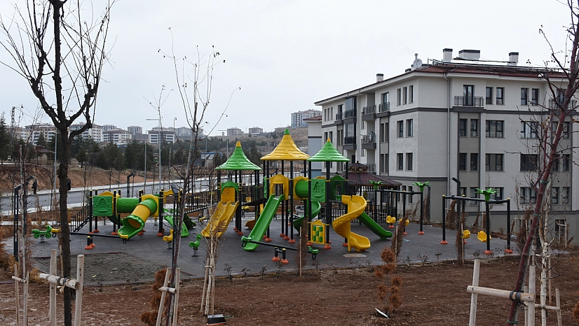 Malatya'daki deprem konutları sosyal donatılarıyla fark yaratıyor