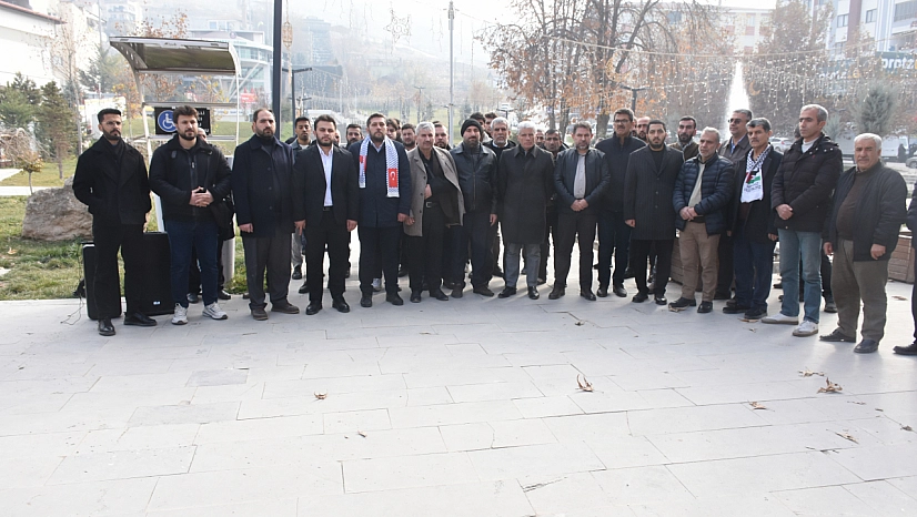 Malatya'dan Gazze'ye destek! 'Zulme sessiz kalmayacağız'